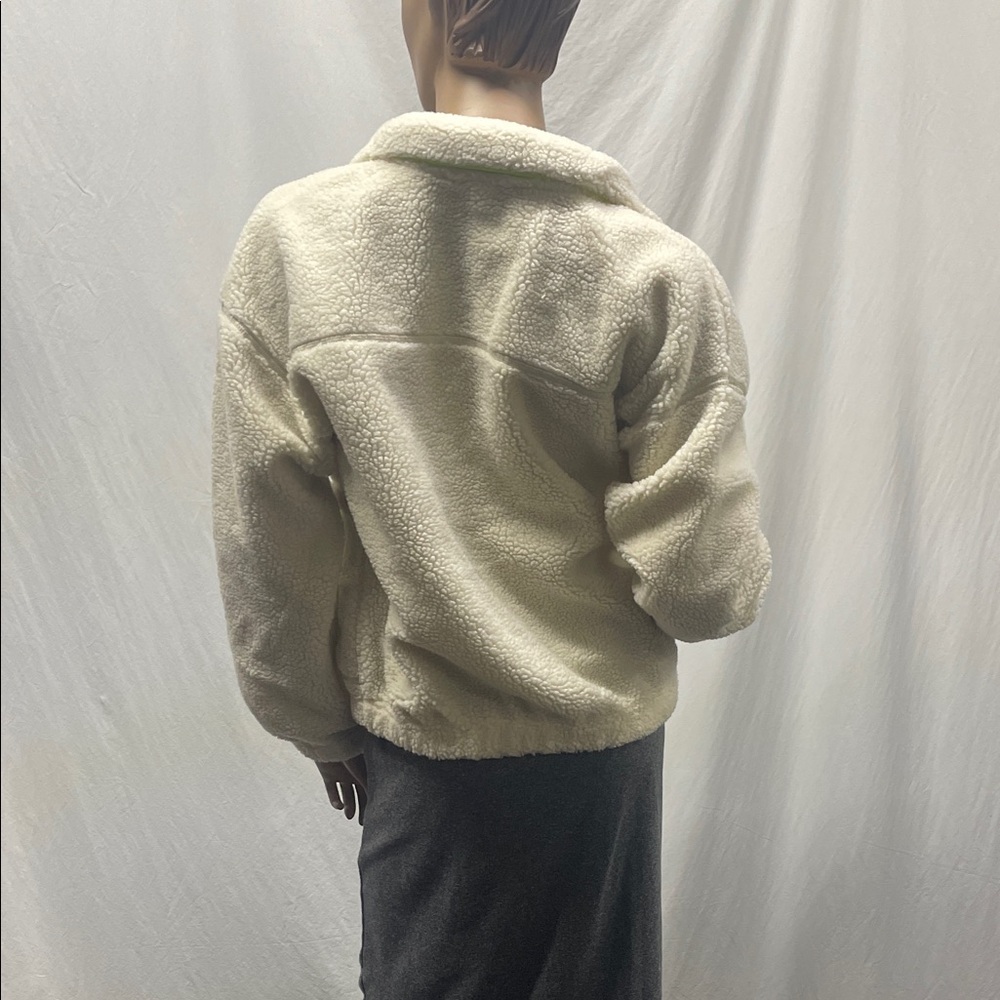 Old Navy Active Cream and Neon Yellow Jacket NWOT - Picture 7 of 10